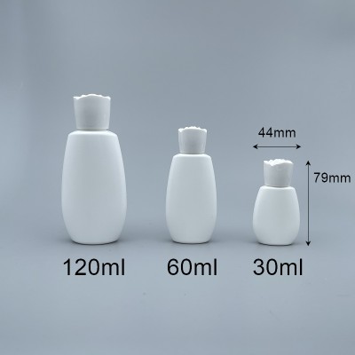 化妝水瓶 扁型 玫瑰蓋 30ml AE-30