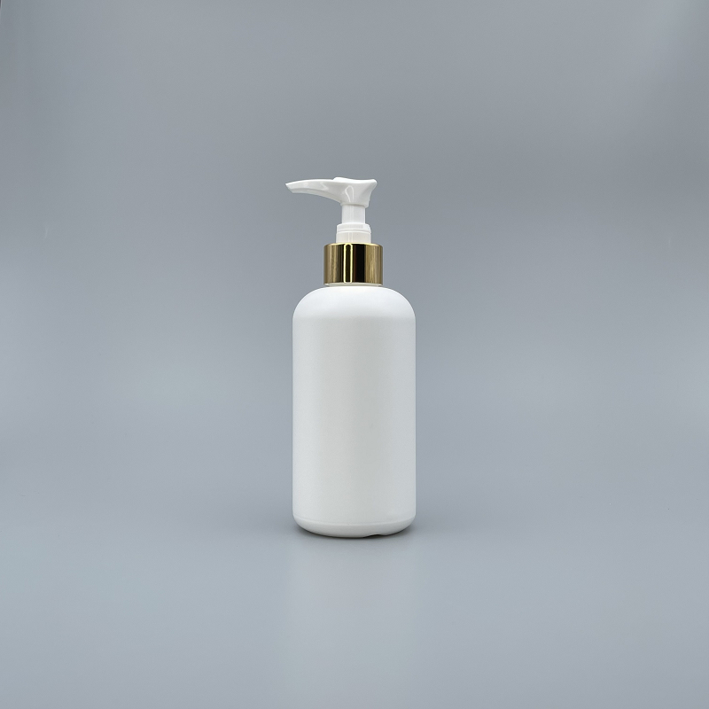 壓瓶 PE 250ml 白色 S-250 金色壓頭