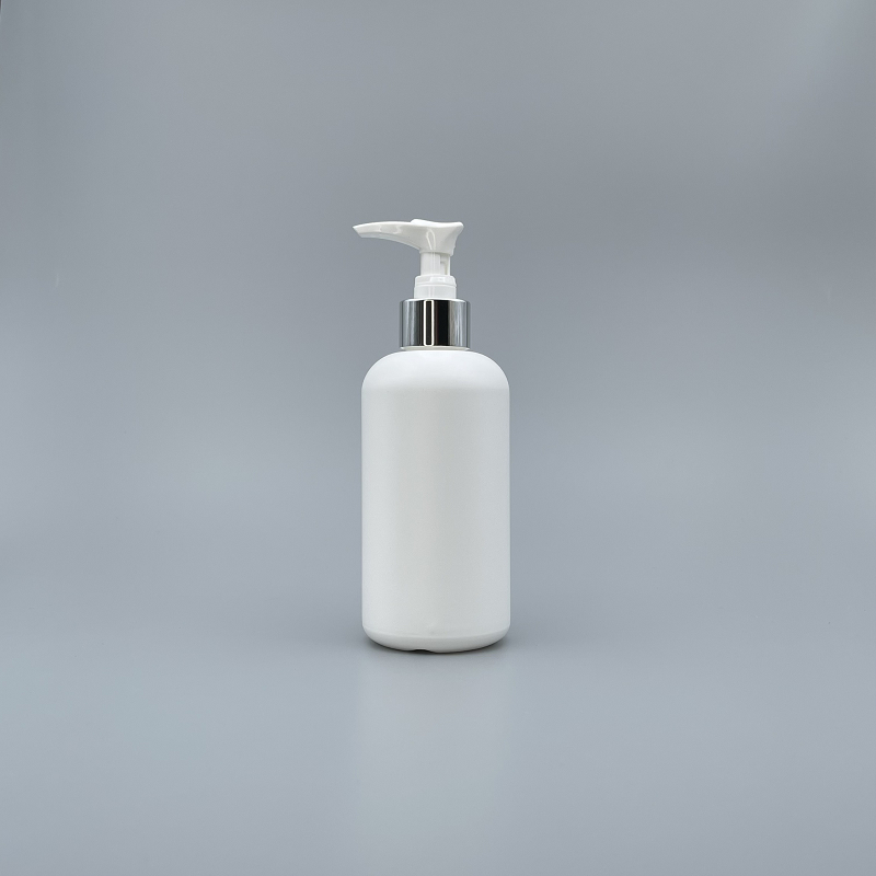 壓瓶 PE 250ml 白色 S-250 銀色壓頭