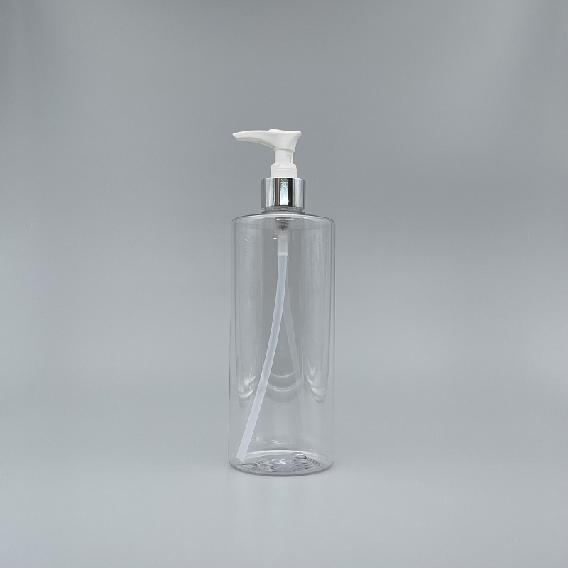 壓瓶 PETG 500ml 透明身 銀壓頭 TR-500