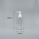 壓瓶 PETG 300ml 透明身 銀壓頭 TR-300