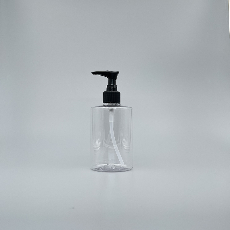 壓瓶 PETG 300ml 透明身 黑壓頭 TR-300