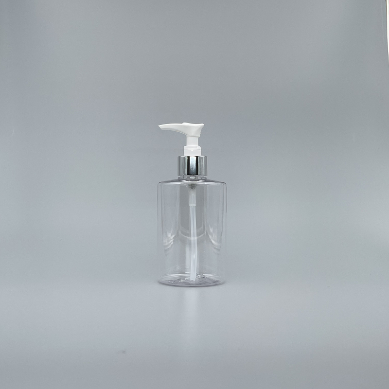 壓瓶 PETG 300ml 透明身 銀壓頭 TR-300