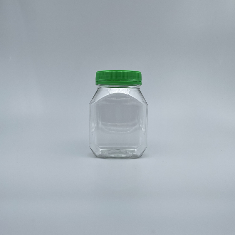 食品罐 PET 扁 綠色蓋 No.181 360g