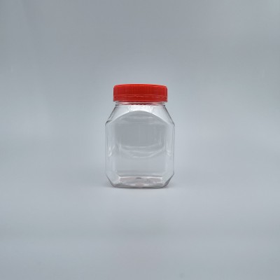 食品罐 PET 扁 紅色蓋 No.181 360g