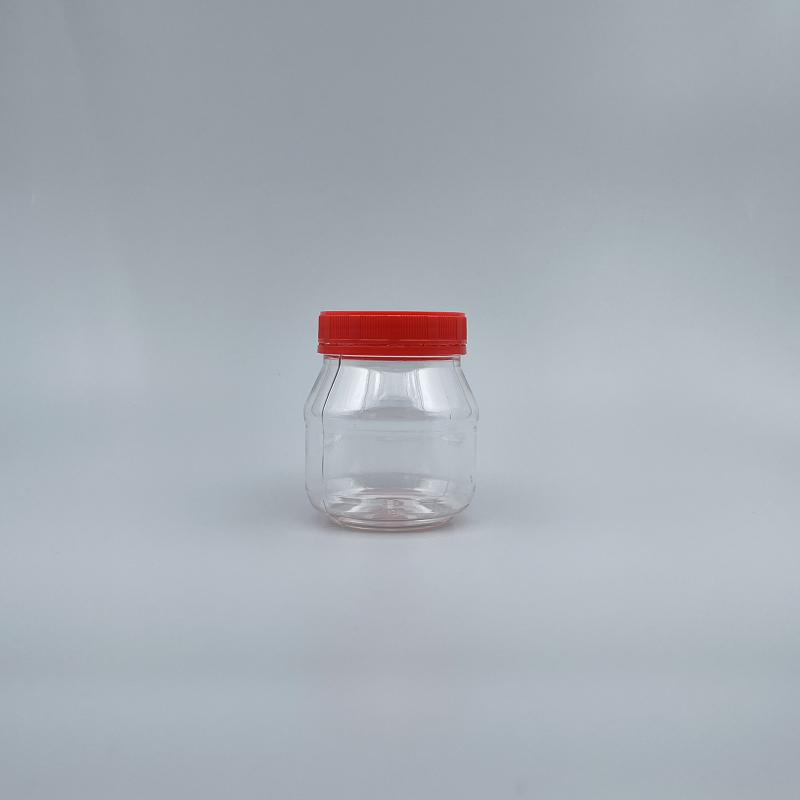 食品罐 PET 圓 紅色蓋 No.180 250g