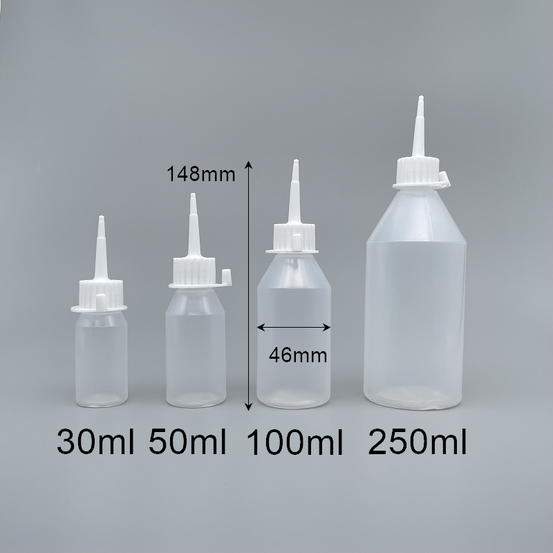 滴瓶 白色蓋 100cc T-11