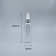 壓瓶 附蓋霧金中束 PETG 150ml 透明 TR-150