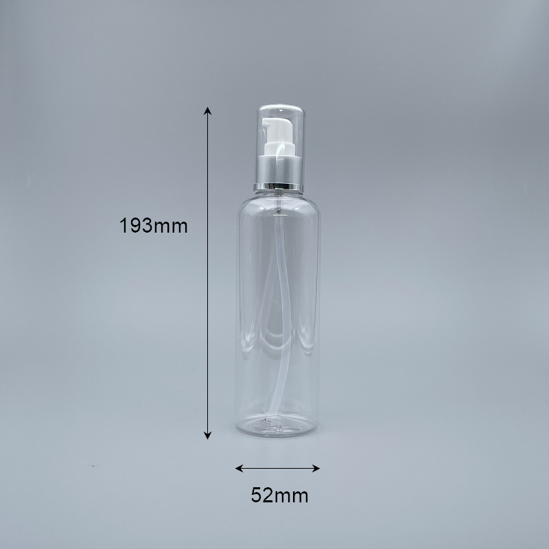 壓瓶 附蓋霧金中束 PETG 250ml 透明 TR-250