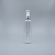 壓瓶 附蓋霧銀中束 PETG 250ml 透明 TR-250