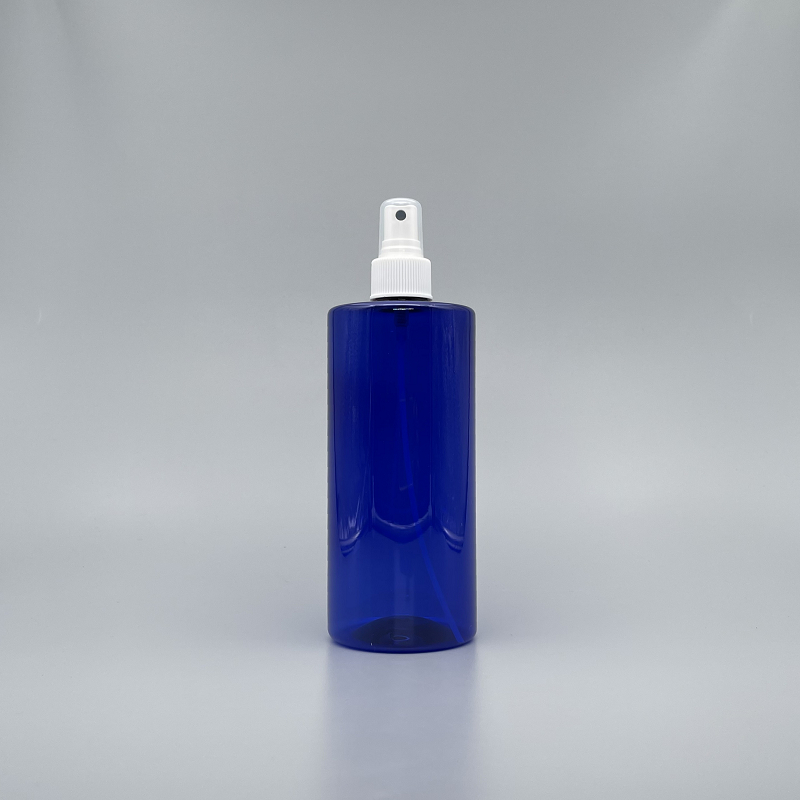 噴瓶 PET 500ml 藍色+24牙白色噴頭 SU-500