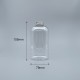 鋁蓋瓶 PET 透明 500ml 33牙全鋁蓋無內塞 3-17