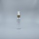 壓瓶 附蓋霧金中束 PETG 100ml 透明 J-100