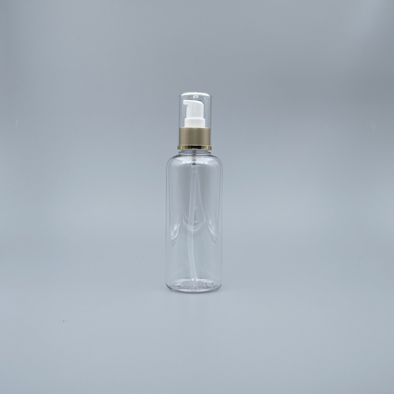 壓瓶 附蓋霧金中束 PETG 200ml 透明 TR-200