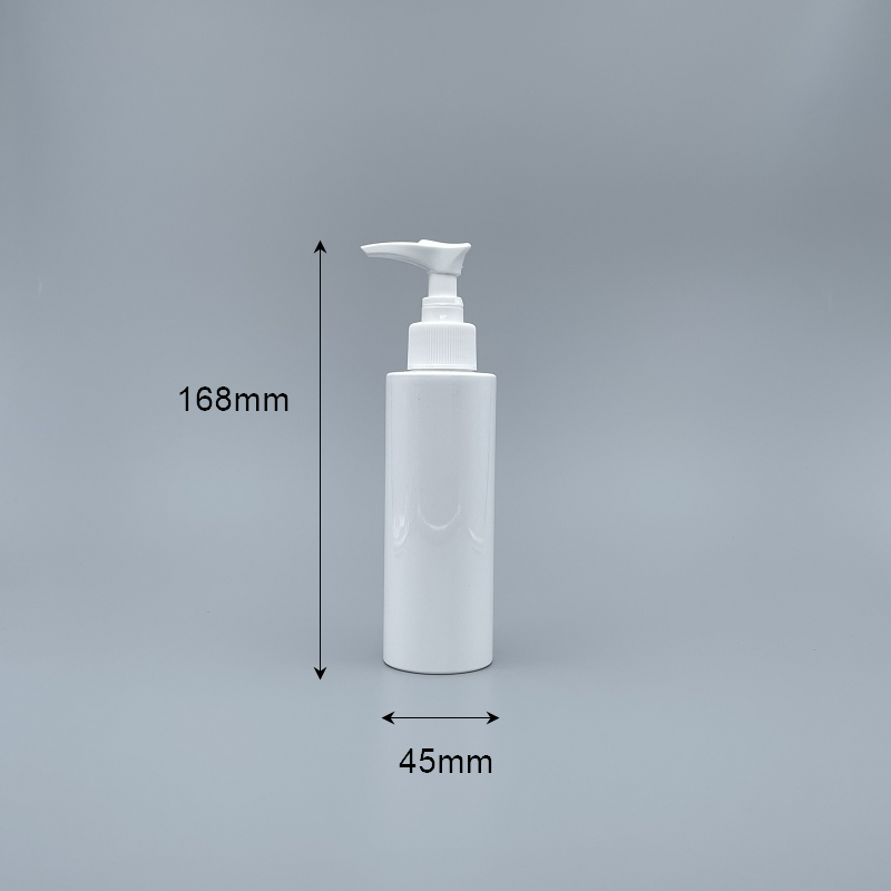 壓瓶 PET 白色直角 150cc 24牙白壓頭