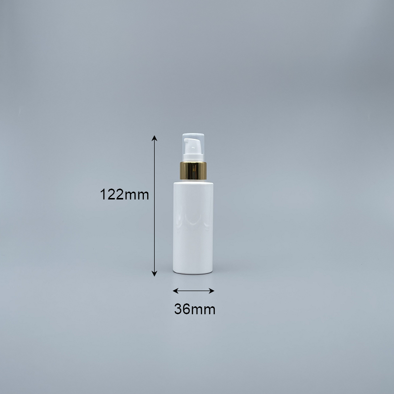 壓瓶 PET 白色直角 60ml 20牙金壓頭+SP蓋 SS-60