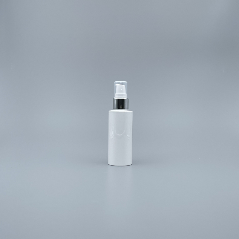 壓瓶 PET 白色直角 60ml 20牙銀壓頭+SP蓋 SS-60