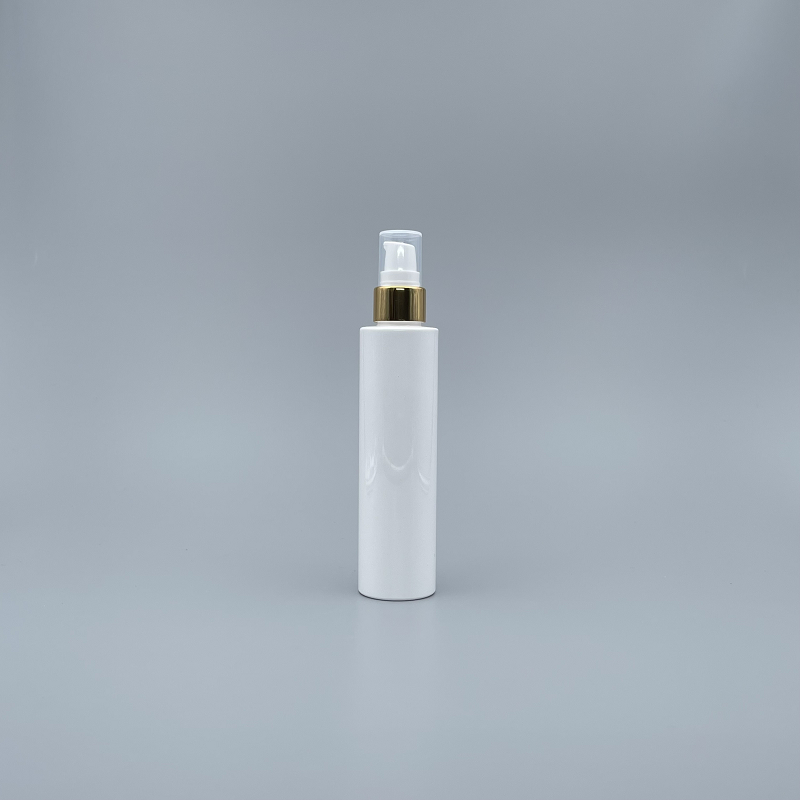 壓瓶 PET 白色直角 100ml 20牙金壓頭+SP蓋 SS-100