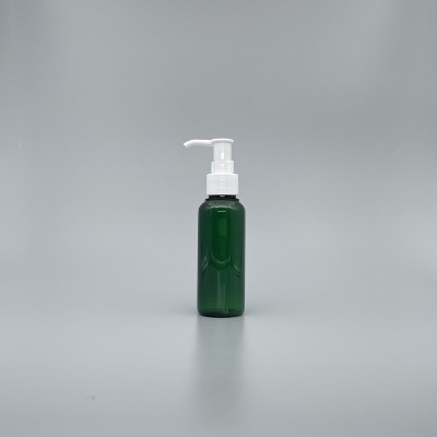 壓瓶 PETG 100cc 綠色 卸妝油白壓頭 TR-100