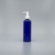 壓瓶 PETG 250cc 藍色 卸妝油白壓頭 TR-250