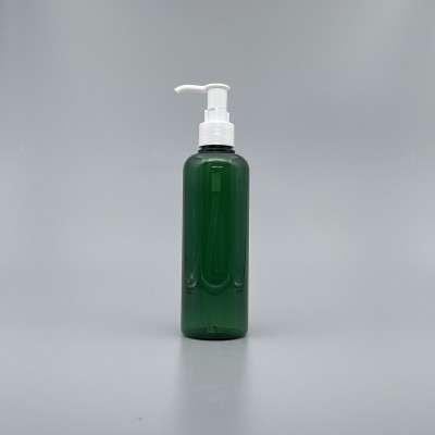 壓瓶 PETG 250cc 綠色 卸妝油白壓頭 TR-250