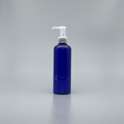 壓瓶 PETG 250cc 藍色 卸妝油本壓頭 TR-250