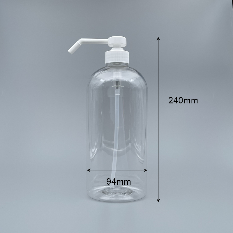 噴瓶 下壓式 PET 1000ml透明瓶身 S-33