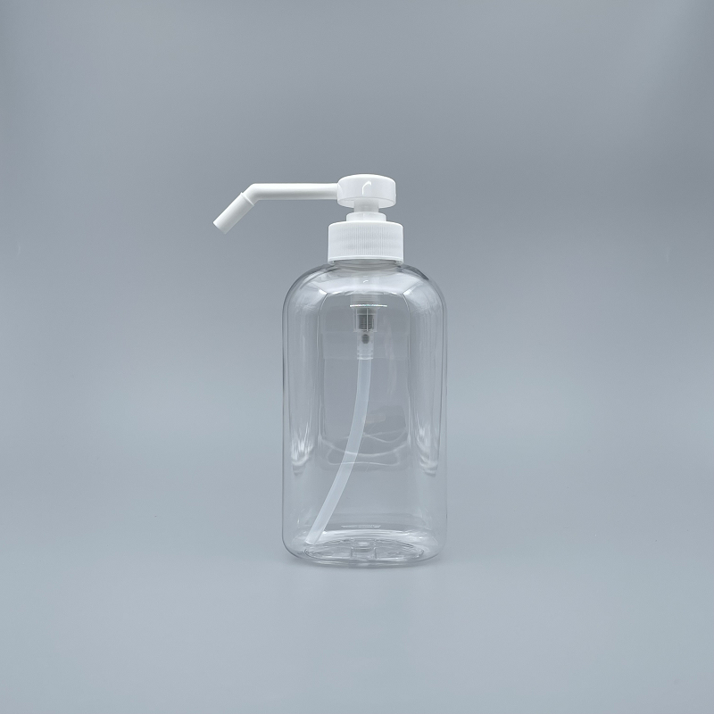 噴瓶 下壓式 PET 500ml透明瓶身 3-17