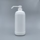 噴瓶 下壓式 PE 1000ml白色瓶身 圓形