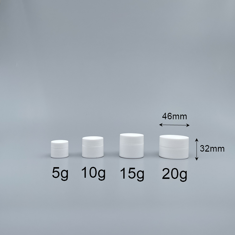 高級盒 PP料白色直角附內蓋 20g H-20  新款