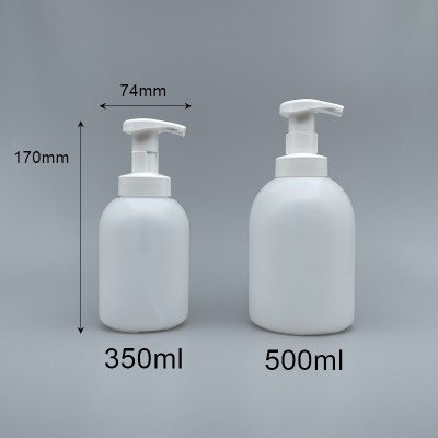泡沫壓瓶 PE身+40mm卡榫頭 350ml NO.72