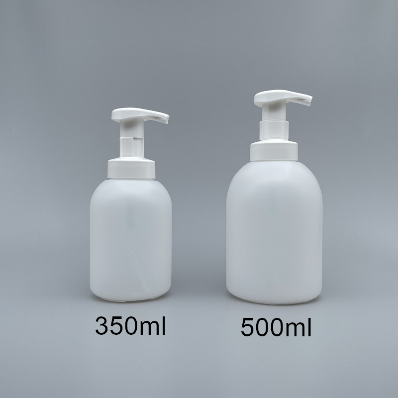 泡沫壓瓶 PE身+40mm卡榫頭 500ml P-328A