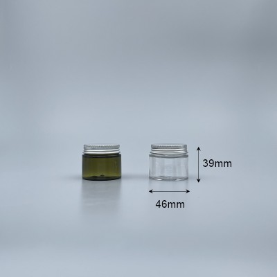 鋁蓋面霜盒 30g PET 淺綠 3-3