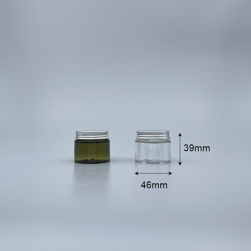 鋁蓋面霜盒 30g PET 淺綠 3-3