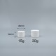 面霜盒 直角PP料  15g 附內塞 CB-15