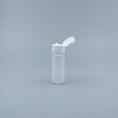 髮精瓶 掀蓋 20ml 白蓋+本色身