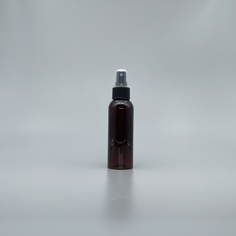 噴瓶 PET 100cc 茶色 黑噴頭