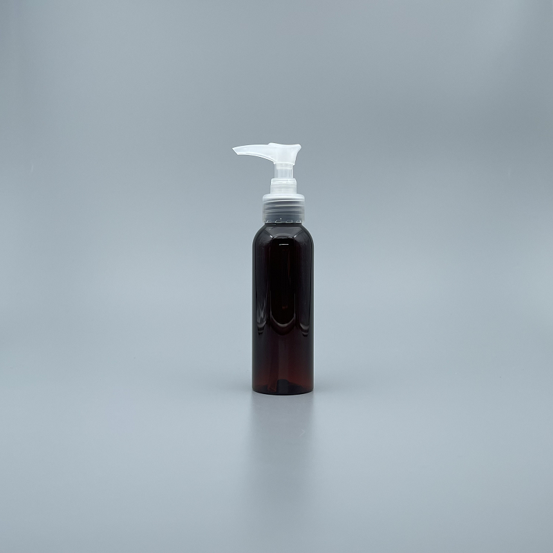 壓瓶 PET 100cc 茶色 本色壓頭