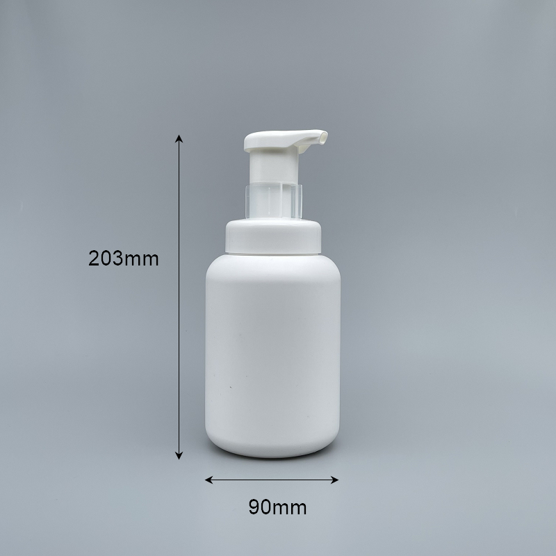 泡沫壓瓶 PE料白色身 600ml 3ml出量 5-15