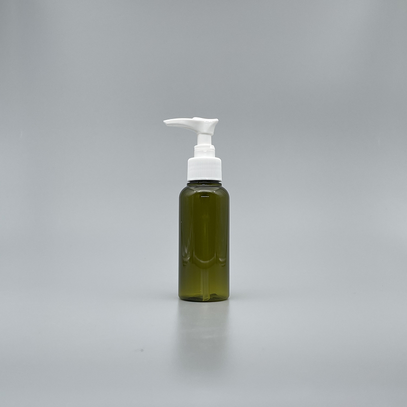 壓瓶 PETG 橄欖綠 100cc 白壓頭 HC-100