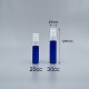 雀嘴壓瓶 PETG 30cc 附PP大蓋 藍色身 A-30