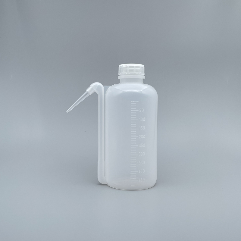 洗滌瓶 側面出水 台製 500cc P-46