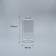 鋁蓋瓶 PET 四方透明 500ml 33牙全鋁蓋無內塞 LV-177