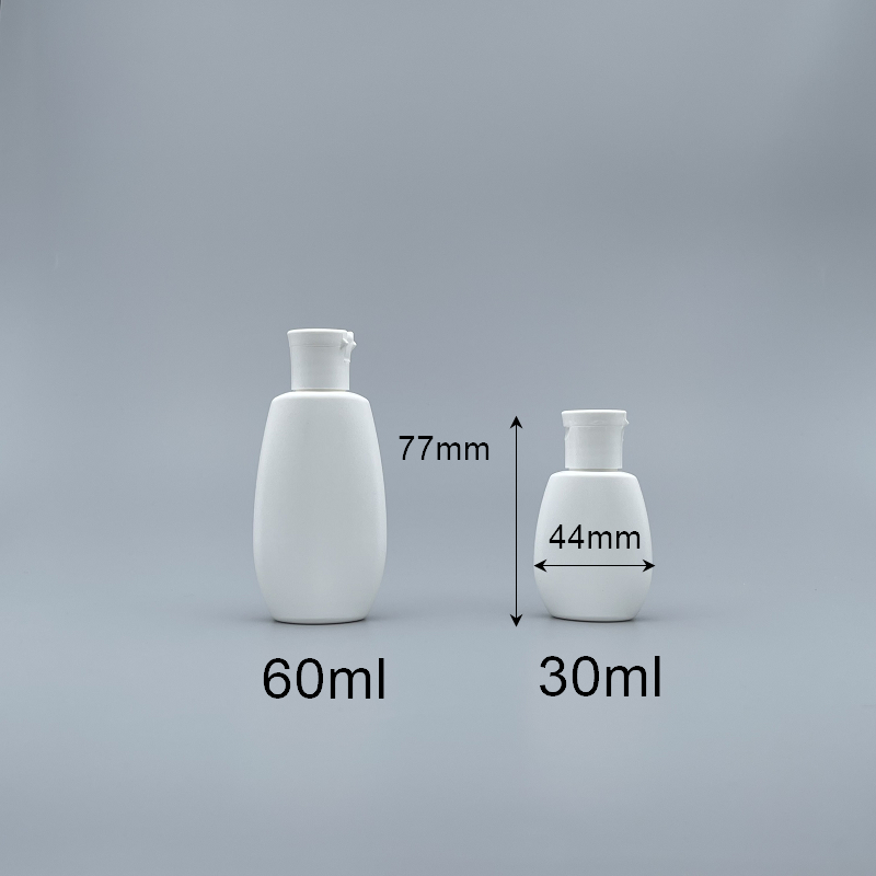 髮精瓶 掀蓋 30ml AE-30白色+18牙蓋