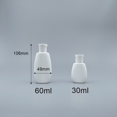 髮精瓶 掀蓋 60ml AE-60白色+18牙蓋