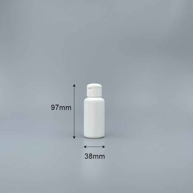 髮精瓶 掀蓋 60ml S-60白色+24牙蓋