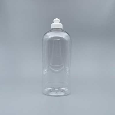 髮精瓶 拉拔蓋 PET 透明 1000ml S-33