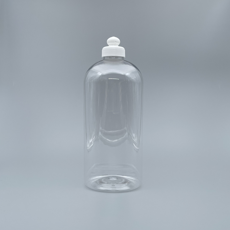 髮精瓶 拉拔蓋 PET 透明 1000ml S-33