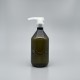 壓瓶 PETG 橄欖綠斜肩 500ml 3.5ml本色壓頭 ZY-009