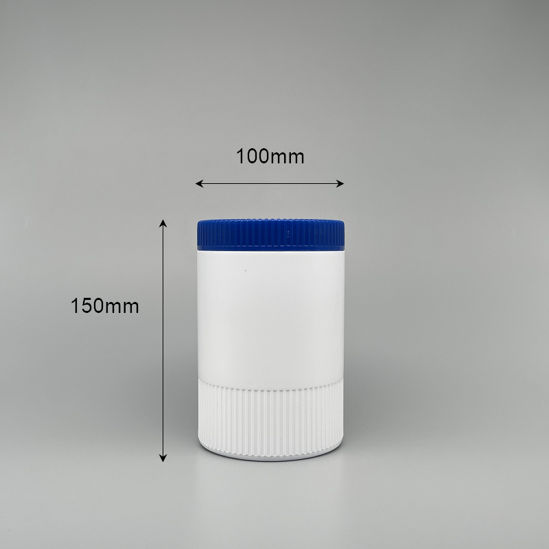 大口瓶 藍/白 1000ml 底刻B07